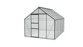 Växthus Merkur 9900 Svart Poly 9,9 m² Vitavia